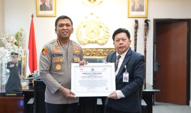Polresta Sidoarjo Raih Presisi Award dari Lemkapi
